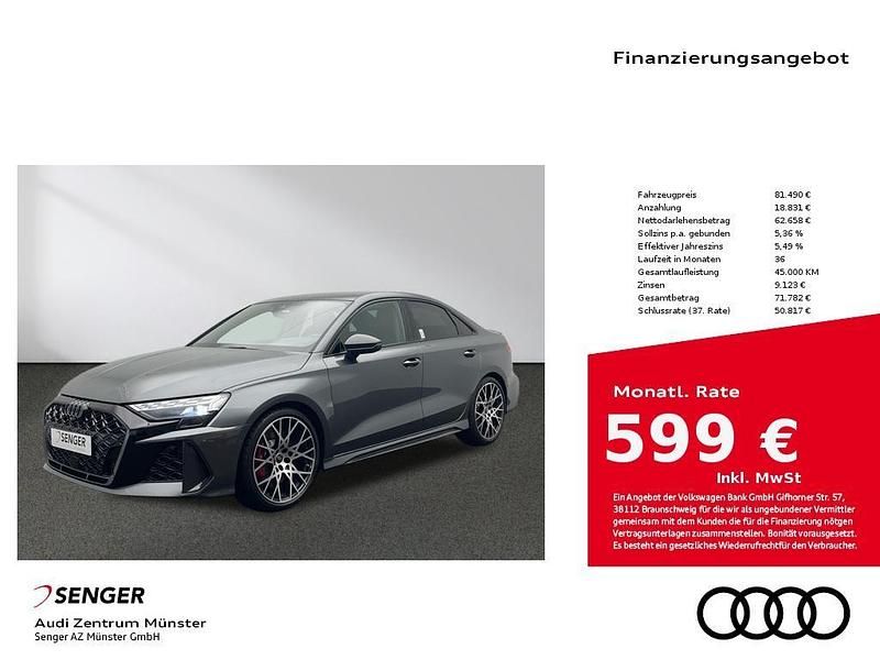 Grau Neu 2024 Audi RS3 Sport Kleinwagen | 81.490 € - Bild 1/4