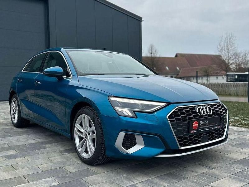 Usata Audi A3 Advanced 150 CV (110 kW) 2021 Blu Berlina