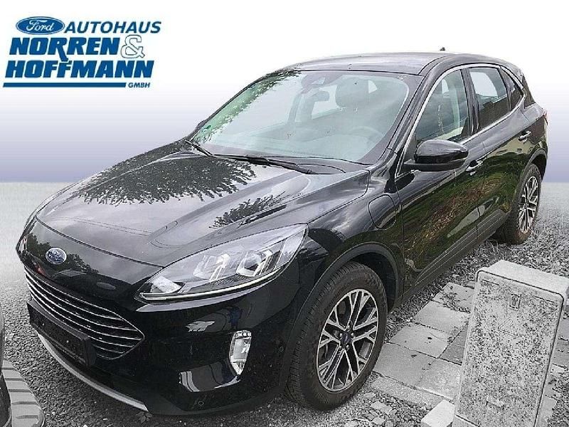 Obsidianschwarz metallic Gebraucht 2020 Ford Kuga Titanium SUV | 26.980 € (Etwas zu teuer) - Bild 1/4
