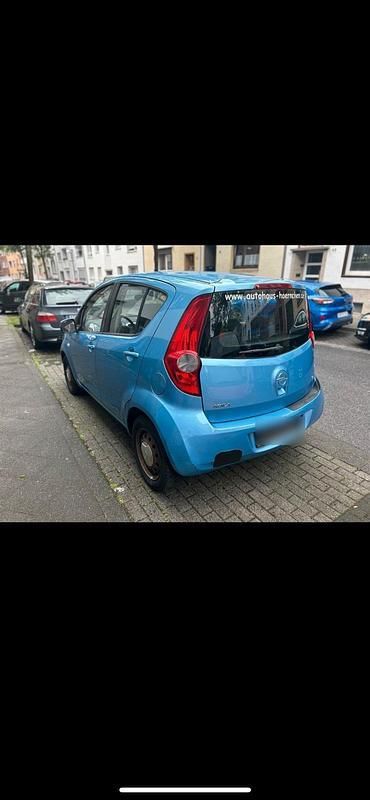Blau Gebraucht 2009 Opel Agila Kleinwagen | 1.500 € (Superpreis) - Bild 1/4