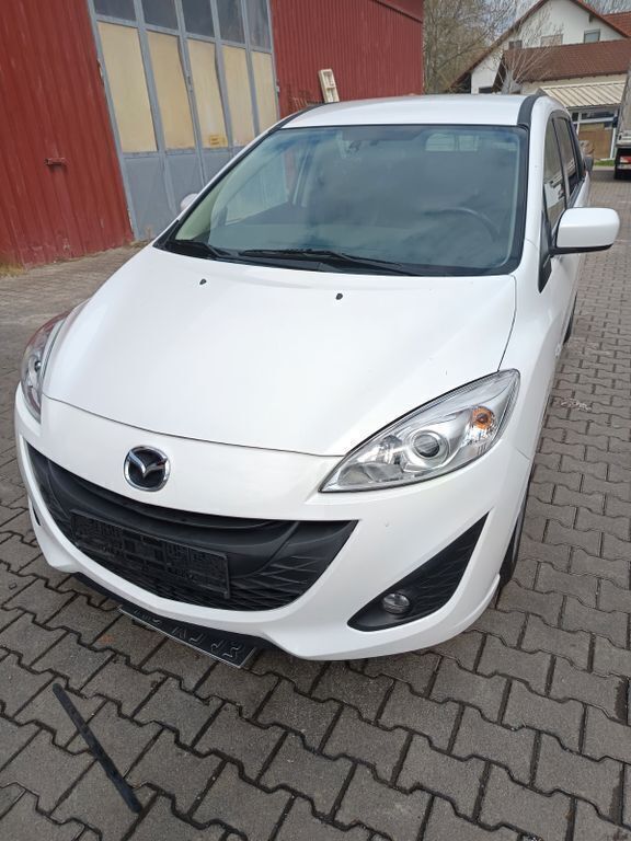 Weiß Gebraucht 2011 Mazda 5 Sports-Line Van / Kleinbus | 3.000 € (Superpreis) - Bild 1/4