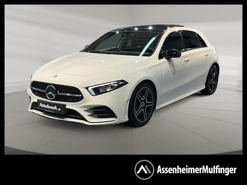 Unilack polarweiß Gebraucht 2018 Mercedes A250 AMG Limousine | 26.549 € (Fairer Preis) - Bild 1/4
