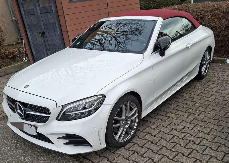 Gebraucht Mercedes C200 AMG line 197 PS (144 kW) 2019 Weiß Cabrio
