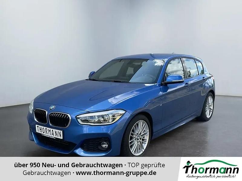 Blau Gebraucht 2019 BMW 118 M Sport Kleinwagen | 16.710 € (Superpreis) - Bild 1/4