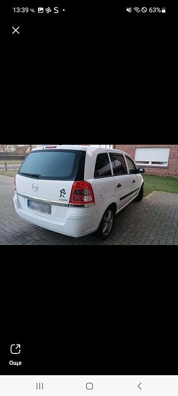 Gebraucht Opel Zafira 110 PS (80 kW) 2012 Weiß Van / Kleinbus