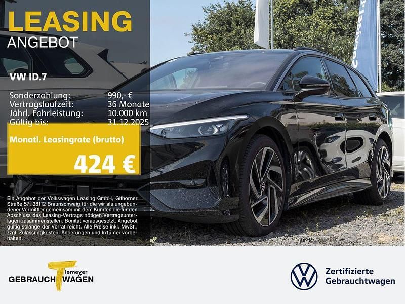 Schwarz Gebraucht 2024 VW ID.7 Pro Kleinwagen | 45.860 € (Etwas zu teuer) - Bild 1/4