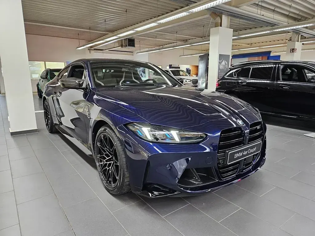 Ny BMW M4 Competition Edition 530 HK (389 kW) 2026 Blå