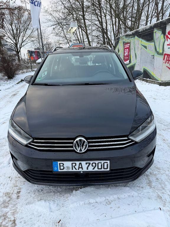 Schwarz Gebraucht 2017 VW Golf Sportsvan Sound Van / Kleinbus | 6.900 € (Superpreis) - Bild 1/4