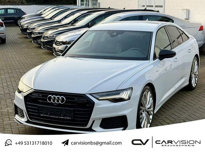 Gebraucht Audi A6 S-line plus 163 PS (119 kW) 2021 Gletscherweiß metallic Limousine