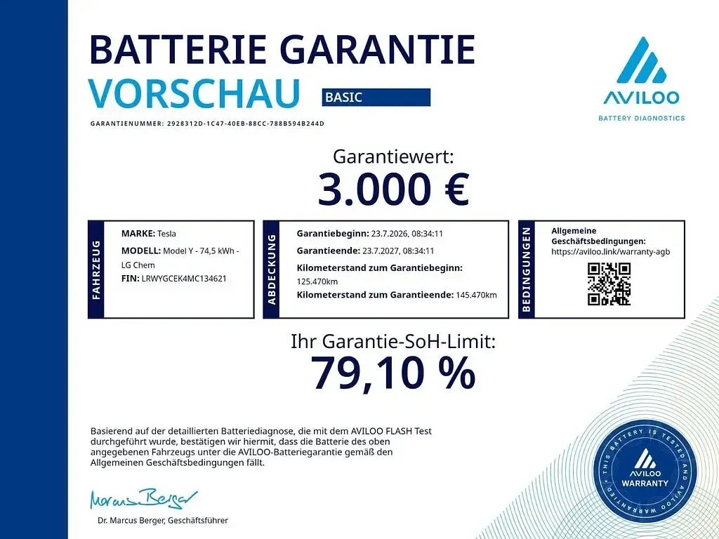 Gebraucht Tesla Model Y Long Range AWD 378 kW (514 PS) 2021 Rot SUV