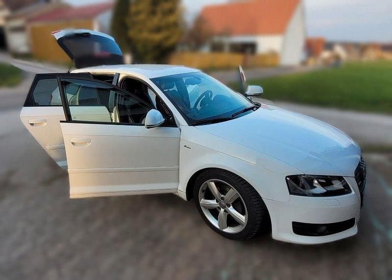 Gebraucht Audi A3 S-Line 160 PS (117 kW) 2009 Weiß Kleinwagen