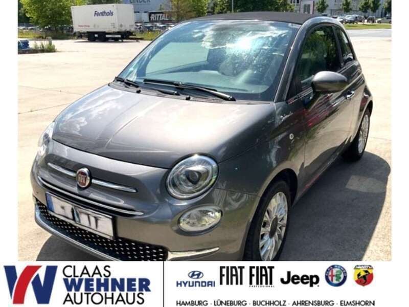 Grau Gebraucht 2021 Fiat 500C Dolcevita Cabrio | 12.660 € (Guter Preis) - Bild 1/4