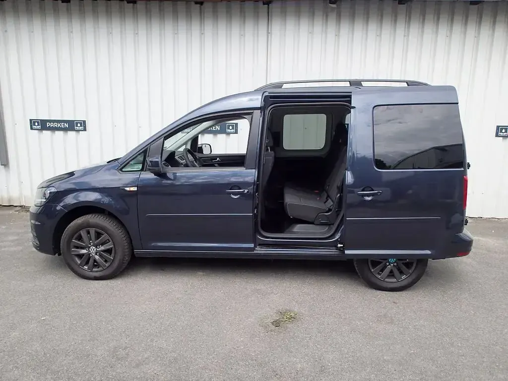 Gebraucht VW Caddy Conceptline 102 PS (75 kW) 2019 Blau Van / Kleinbus