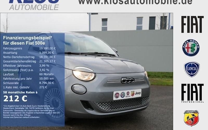 Gebraucht Fiat 500e Icon 87 kW (119 PS) 2022 Schwarz Limousine