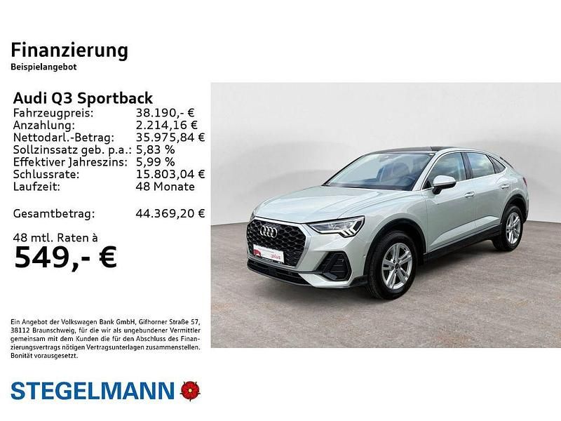 Gebraucht Audi Q3 Sportback Performance 190 PS (139 kW) 2023 Silber SUV