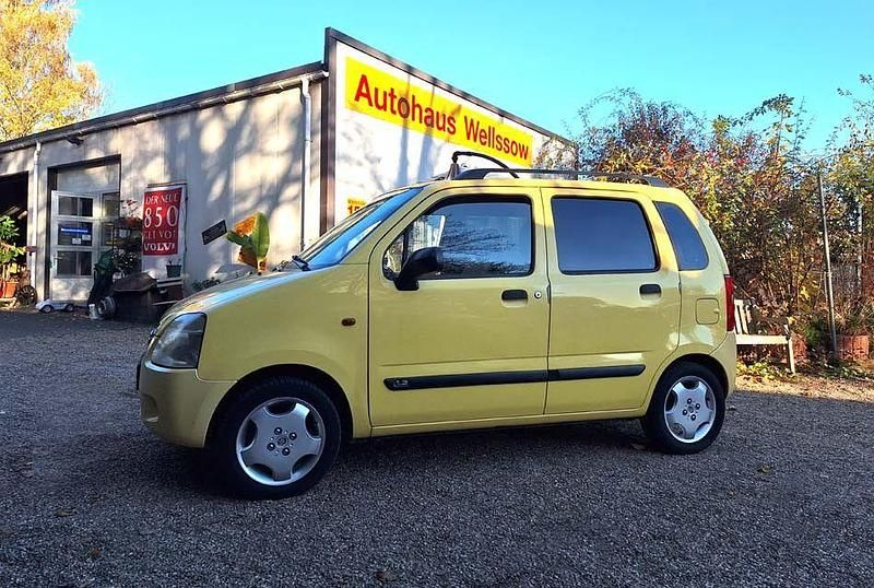 Gelb Gebraucht 2002 Suzuki Wagon R+ Kombi | 3.690 € (Etwas zu teuer) - Bild 1/4