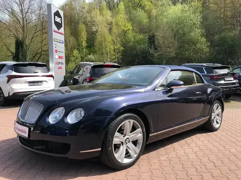 Gebraucht Bentley Continental GT Convertible 560 PS (411 kW) 2009 Blau (metallic) Cabrio