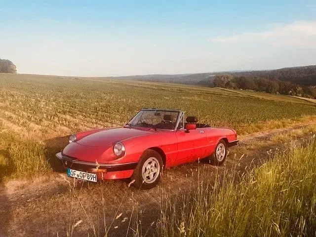 Gebraucht Alfa Romeo Spider 116 PS (85 kW) 1989 Rot Cabrio