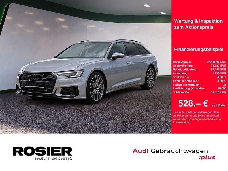Florettsilber metallic Gebraucht 2024 Audi S6 Ambiente Kombi | 67.440 € (Fairer Preis) - Bild 1/4