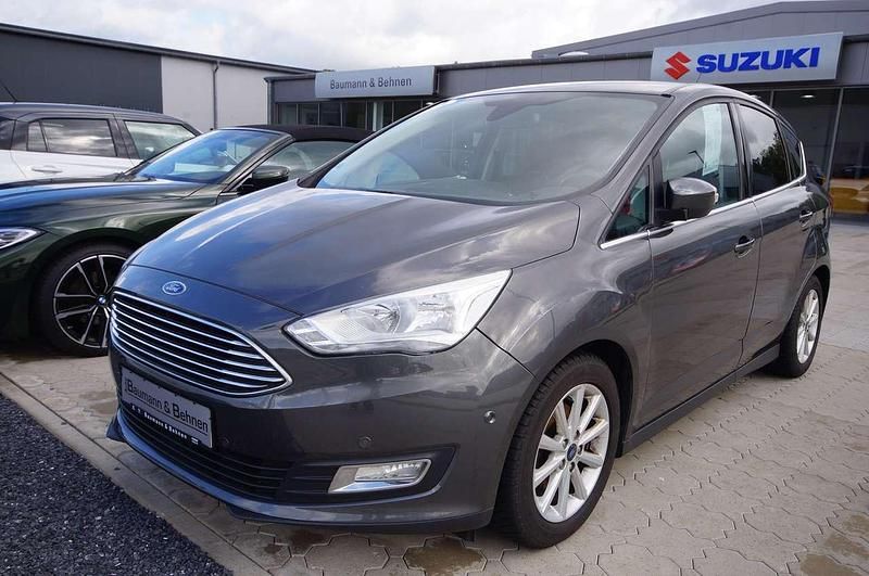 Gebraucht Ford C-MAX Titanium 125 PS (91 kW) 2015 Magnetic grau Van / Kleinbus