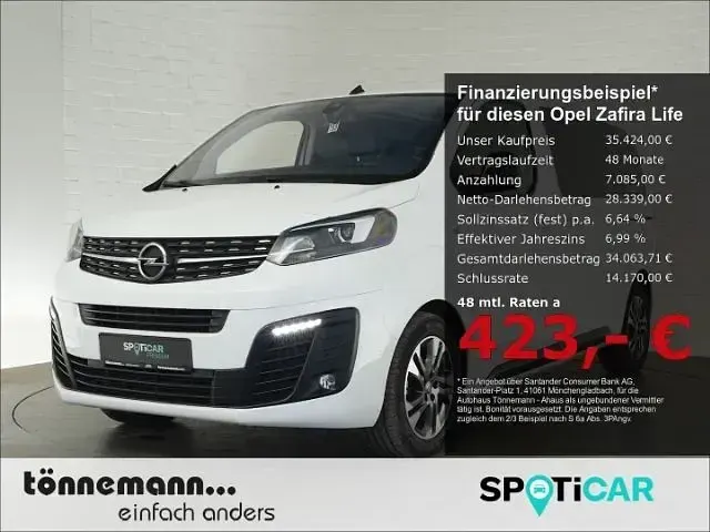 Gebraucht Opel Zafira Life Elegance 177 PS (130 kW) 2021 Van / Kleinbus