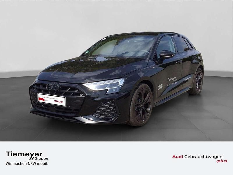 Mythosschwarz metallic Gebraucht 2025 Audi A3 S-Line Limousine | 38.980 € (Guter Preis) - Bild 1/4