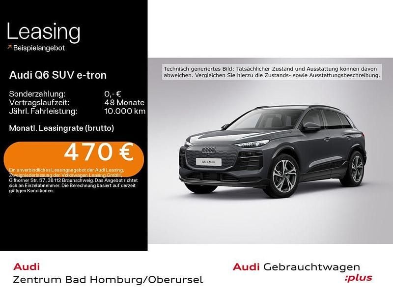 Grau Gebraucht 2025 Audi Q6 e-tron Sport SUV | 51.980 € (Superpreis) - Bild 1/4