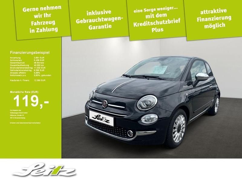 Schwarz Gebraucht 2022 Fiat 500 Dolcevita Limousine | 12.290 € (Fairer Preis) - Bild 1/4