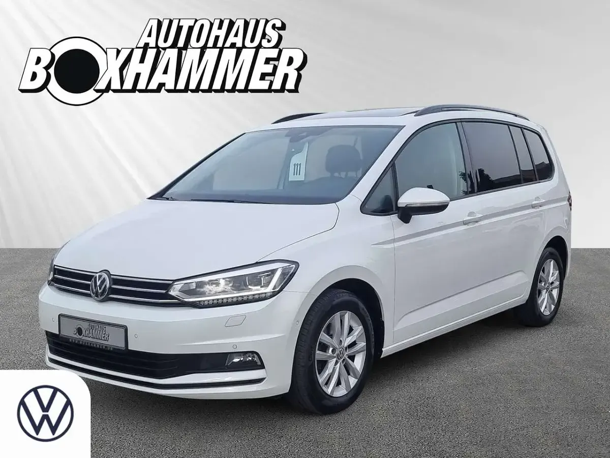Gebraucht VW Touran Comfortline 116 PS (85 kW) 2018 Weiß Van / Kleinbus
