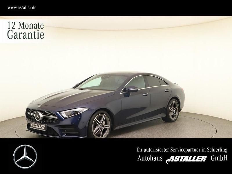 Blau Gebraucht 2021 Mercedes CLS450 AMG line Limousine | 48.699 € (Guter Preis) - Bild 1/4