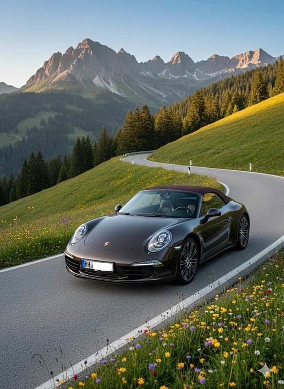 Braun Gebraucht 2013 Porsche 911 Carrera S Cabriolet Edition Cabrio | 82.991 € (Fairer Preis) - Bild 1/4