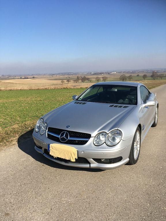 Silber Gebraucht 2003 Mercedes SL55 AMG AMG Cabrio | 33.000 € (Guter Preis) - Bild 1/4