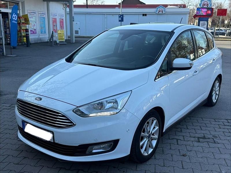 Gebraucht Ford C-MAX Titanium 125 PS (91 kW) 2017 Weiß Van / Kleinbus