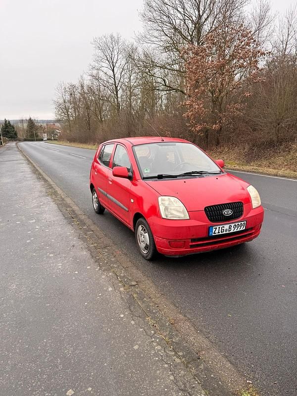Rot Gebraucht 2004 Kia Picanto Kleinwagen | 600 € (Superpreis) - Bild 1/4