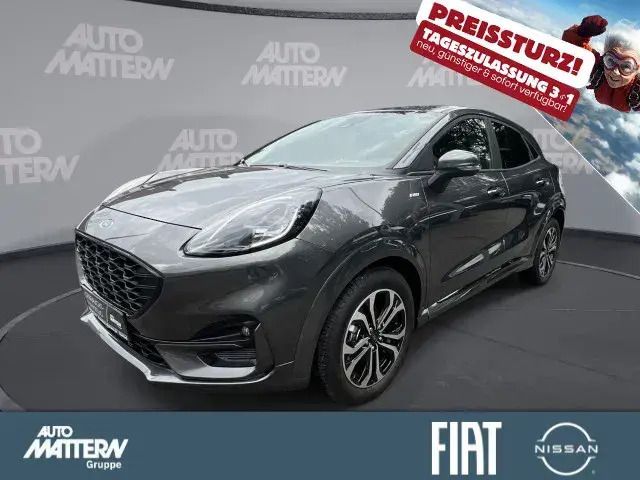 Blau dynamicblau metallic Gebraucht 2022 Ford Puma ST-Line Coupé | 22.480 € (Teuer) - Bild 1/4