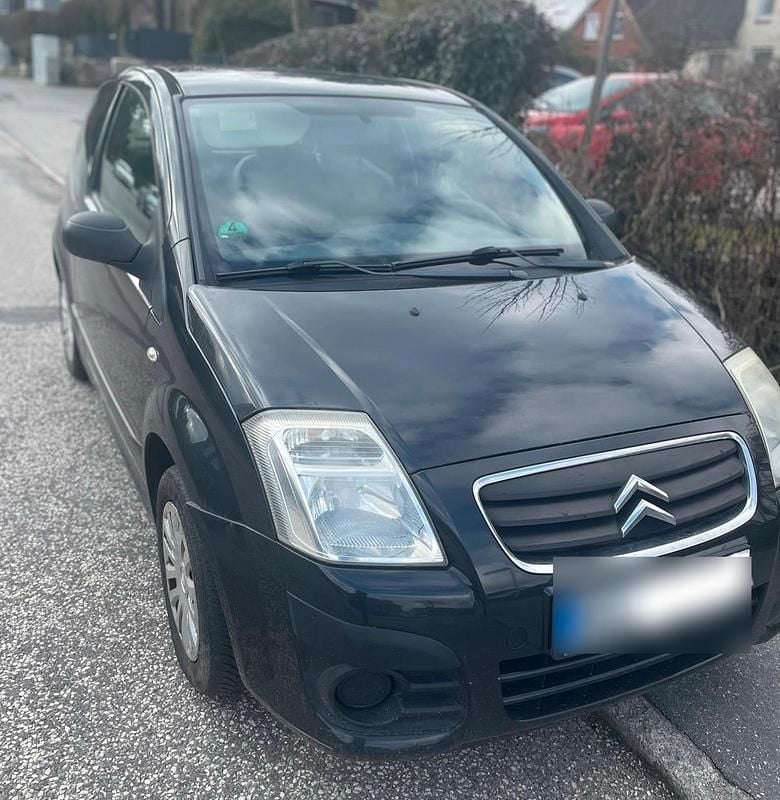 Gebraucht Citroën C2 60 PS (44 kW) 2009 Schwarz Kleinwagen
