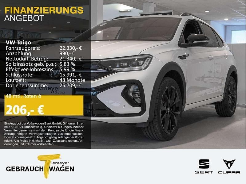 Weiß Gebraucht 2024 VW Taigo R-line SUV | 22.330 € (Fairer Preis) - Bild 1/4