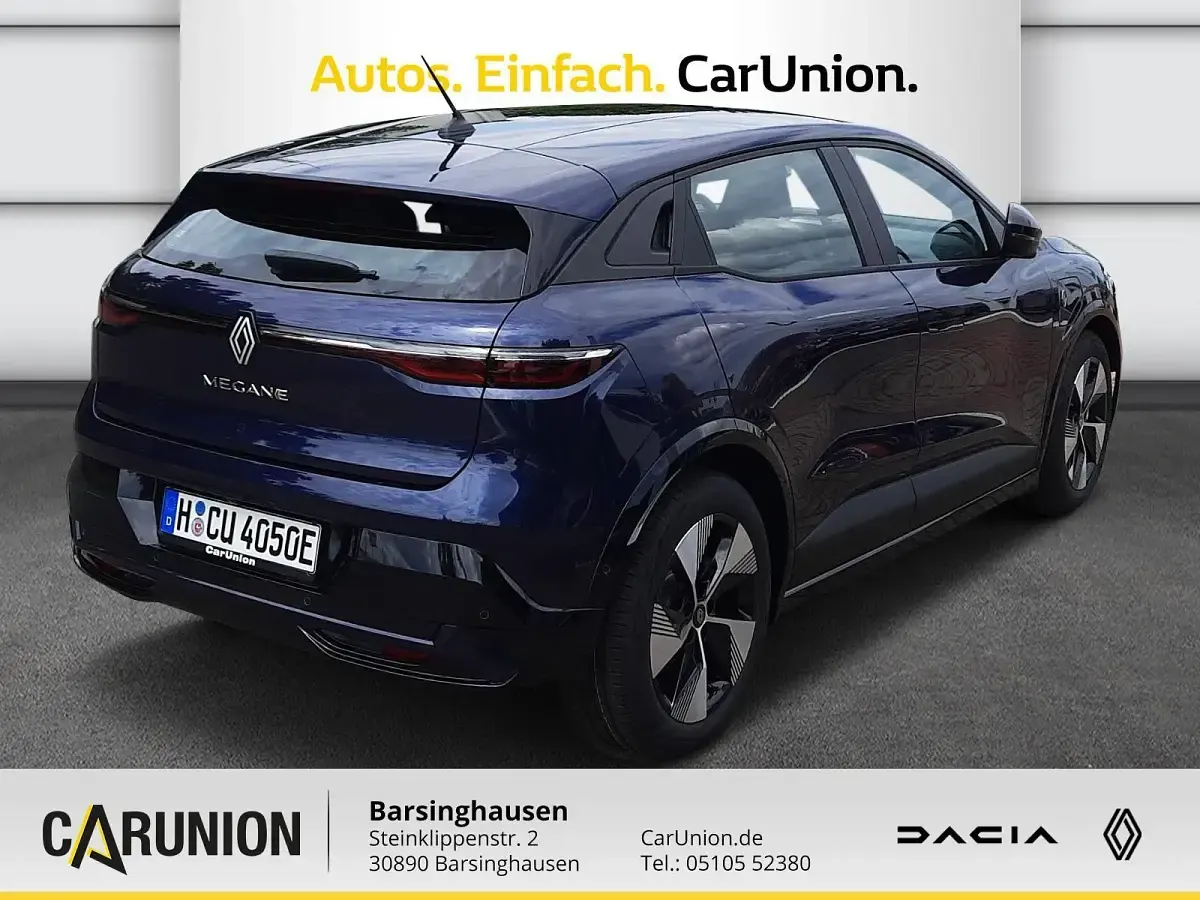 Occasion Renault Megane E-Tech Evolution 160 kW (218 ch) 2023 Bleue Berline