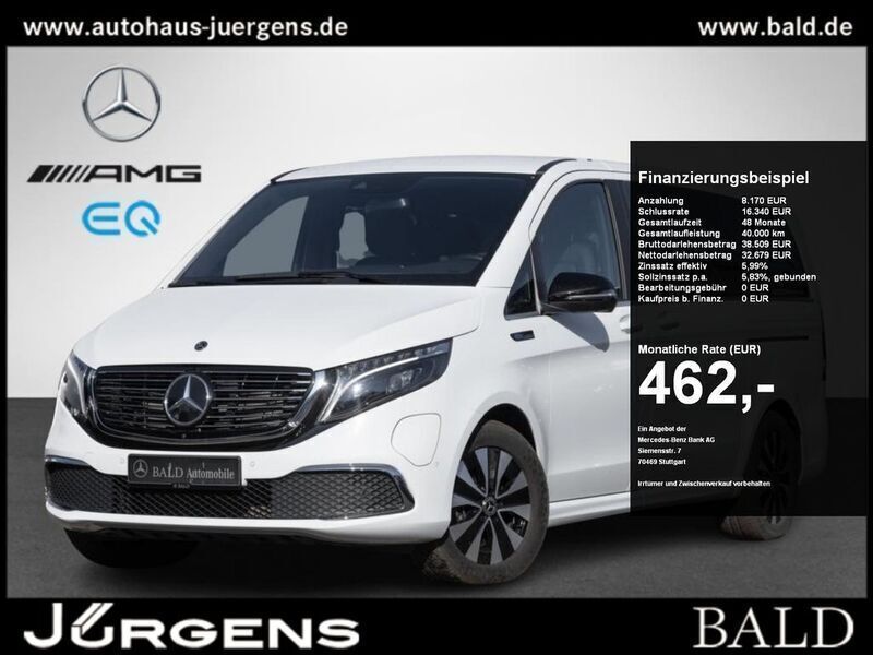 Bergkristallweiss metallic Gebraucht 2021 Mercedes EQV300 Avantgarde Van / Kleinbus | 42.499 € (Fairer Preis) - Bild 1/4