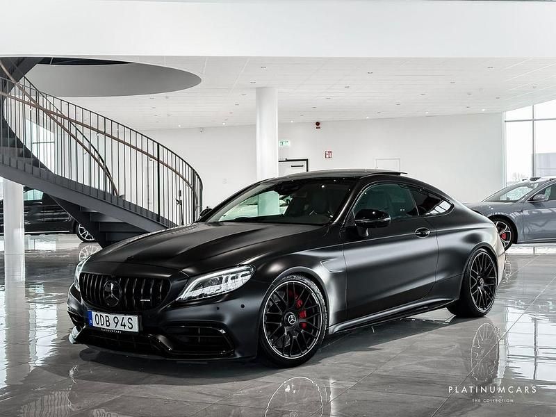 Schwarz Gebraucht 2019 Mercedes C63S AMG AMG Coupé | 75.570 € - Bild 1/4