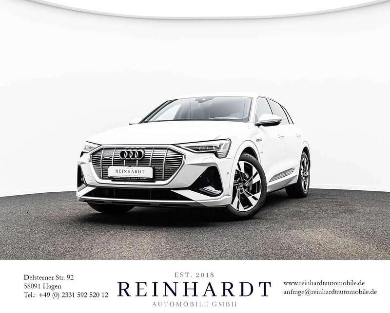Gebraucht Audi e-tron S-Line 230 kW (313 PS) 2022 Gletscherweiß metallic SUV