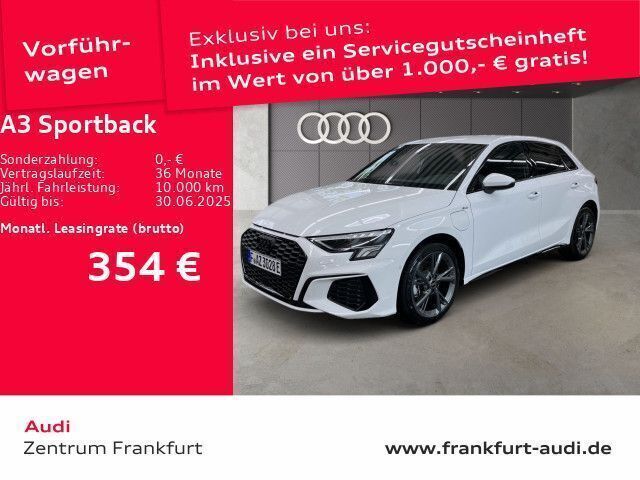 Ibisweiß Gebraucht 2024 Audi A3 Sportback e-tron S-Line Limousine | 32.450 € (Fairer Preis) - Bild 1/3