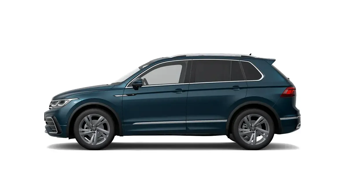 Gebraucht VW Tiguan R-line 150 PS (110 kW) 2023 Nightshade blue metallic (metallic) SUV