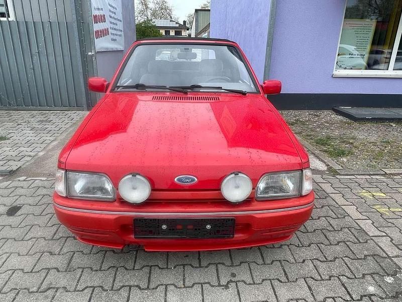 Gebraucht Ford Escort Cabriolet 1989 Rot Cabrio