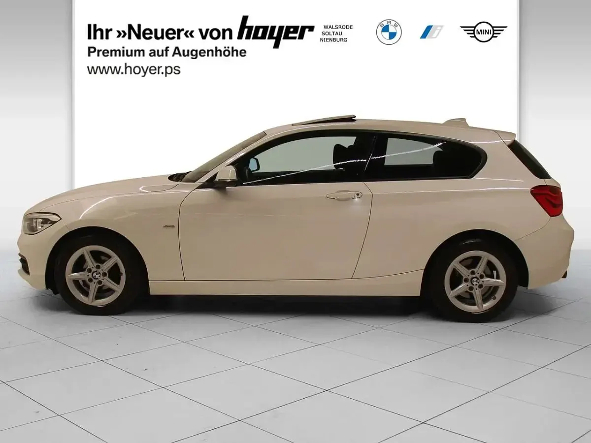 Gebraucht BMW 118 Sport Line 150 PS (110 kW) 2016 Weiß Kleinwagen