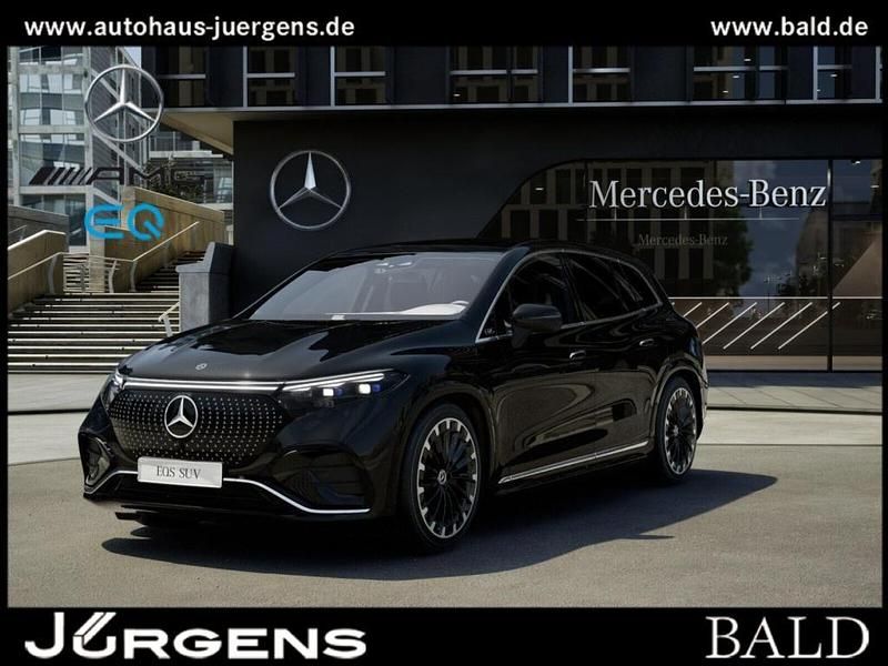 Schwarz metalliclack obsidianschwarz Gebraucht 2024 Mercedes EQS500 AMG SUV | 99.880 € (Teuer) - Bild 1/4