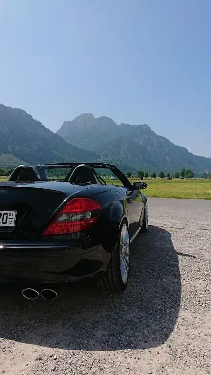 Gebraucht Mercedes SLK350 272 PS (200 kW) 2006 Schwarz Cabrio