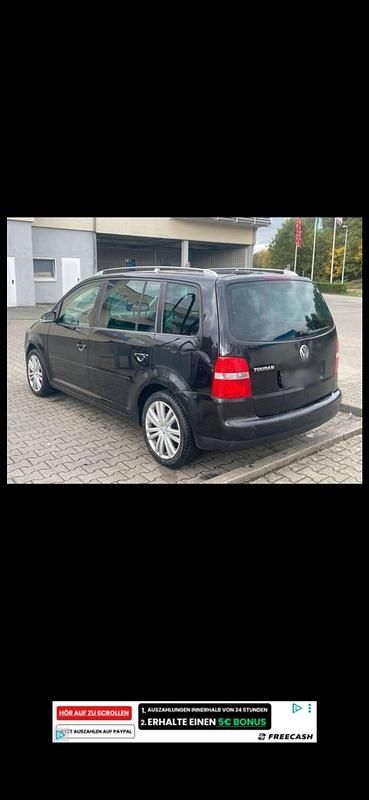 Gebraucht VW Touran 140 PS (102 kW) 2007 Schwarz Van / Kleinbus