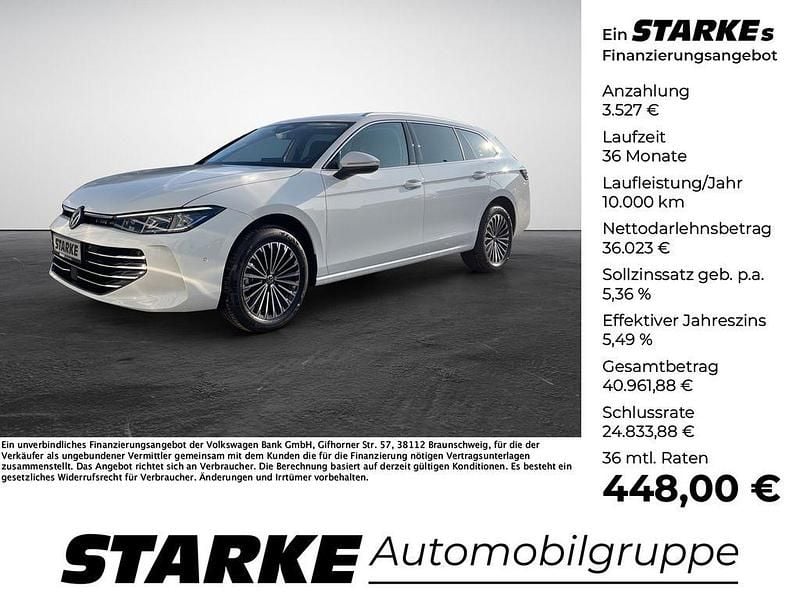 Gebraucht VW Passat Elegance 150 PS (110 kW) 2024 Weiß (pure white) Kombi