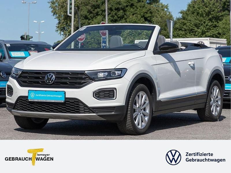 Weiß Gebraucht 2021 VW T-Roc Cabriolet Beats Cabrio | 25.460 € (Fairer Preis) - Bild 1/4